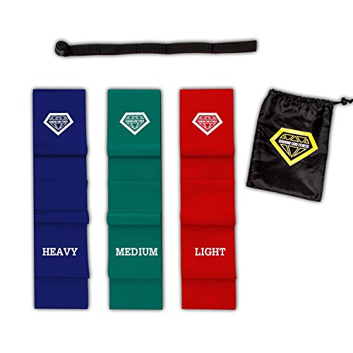 Exercise Bands 3 Piece Anchor Resistance