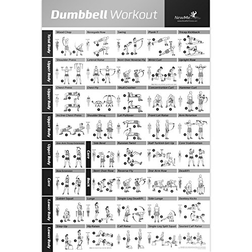 Dumbbell Workout Exercise Poster Resistance