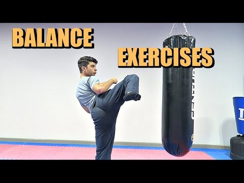 Balance Exercises for Kicking!! (Taekwondo/MMA/Karate)