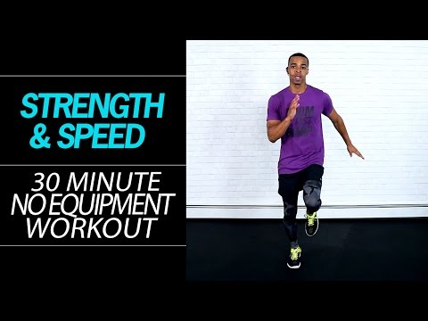 30 Min. No Equipment Strength & Speed HIIT Cardio Home Workout