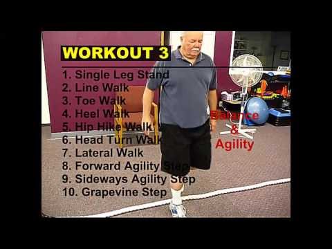 BALANCE and AGILITY EXERCISES Workout 3 (Refresher)