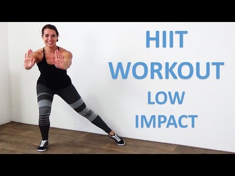 Low Impact HIIT Workout – 20 Minute Fat Burning Cardio HIIT Exercises with Low Impact – No Equipment