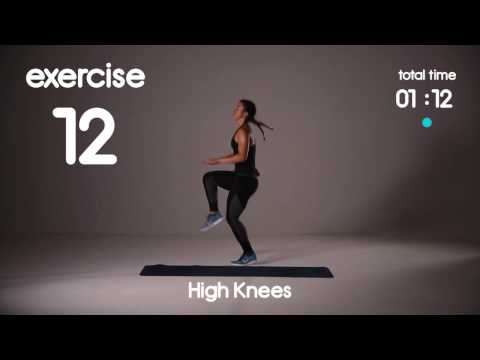 5 min Cardio HIIT Workout for Fat Loss – 40s/20s Intervals – Home Workouts
