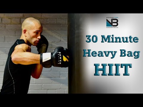 30 Minute Boxing Heavy Bag HIIT Workout