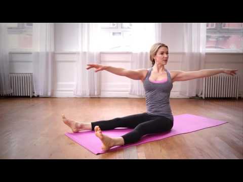 Pilates with Kristin McGee 20 minutes to flat abs, toned arms and lean thighs.