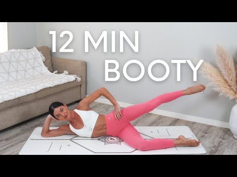 12 MIN BOOTY WORKOUT || Sculpting Pilates (Knee Friendly & No Squats)