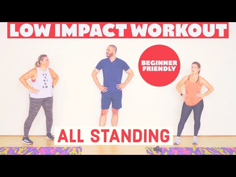 Low Impact All Standing Workout From Home Wonderful Athletic Gear