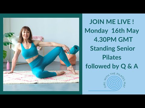 Standing Pilates for Seniors to Improve, Balance, Strength and Coordination | Live!