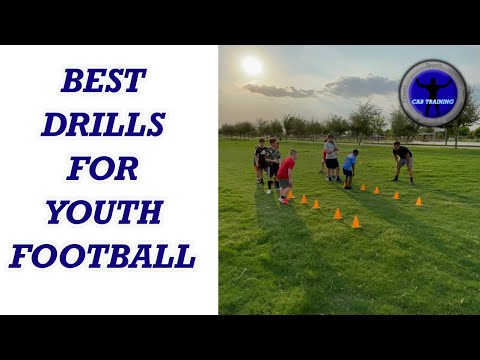 3 Cone Drills for Youth Football | Youth Football Training | Speed and Agility Drills for Football