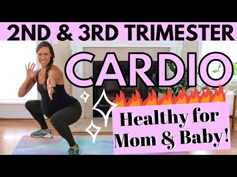 30 Minute HOT PRENATAL CARDIO WORKOUT (Best for 2nd Trimester and 3rd Trimester of Pregnancy)