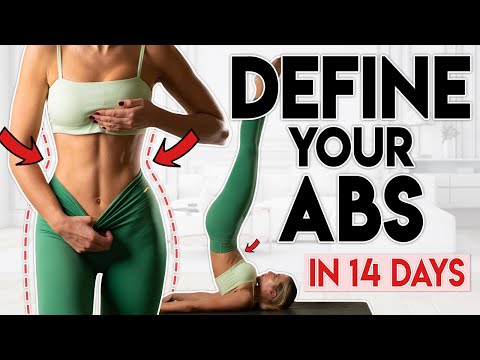 DEFINE YOUR ABS in 14 DAYS 🔥 Belly Fat Burn | 5 min Pilates Workout