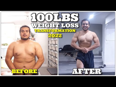 100 LBS Weight Loss Transformation! My 1 Year Fitness Journey!