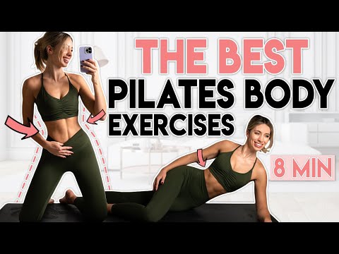 THE BEST PILATES BODY EXERCISES 🍑 Full Body Tone | 8 min Workout