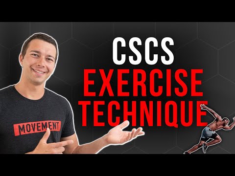 CSCS Exercise Technique: Speed and Agility