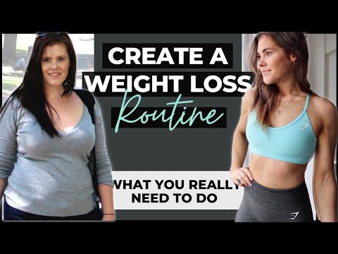 Create A Weight Loss Routine – Eat, Exercise & Stay Motivated for Weight Loss 💫