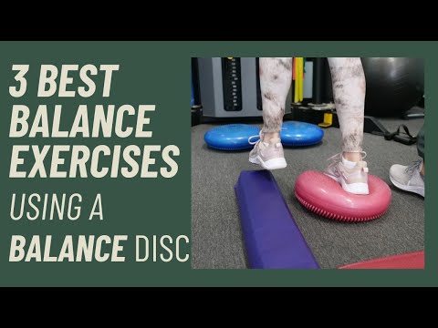 3 best Balance exercises with a Balance disc