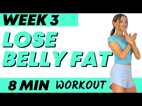 Lose Belly Fat Workout – 8  Minute Workout  | 8 Exercises to Lose Belly Fat | Do this for 7 Days