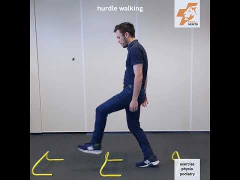 Falls Prevention Exercises – Hurdle Walking