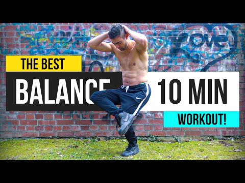 10 MINUTE BALANCE WORKOUT AT HOME – Improve Balance and Coordination