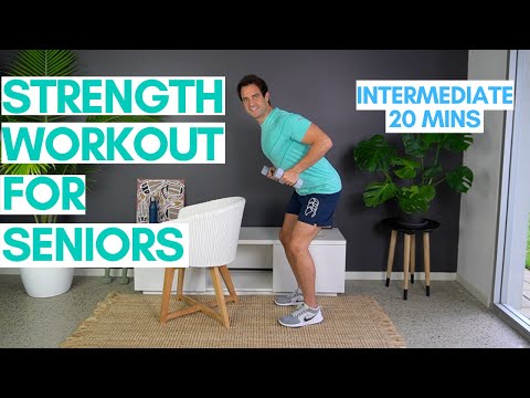 Strength and Balance Workout For Seniors – 20 Minutes, with Weights, Intermediate | More Life Health