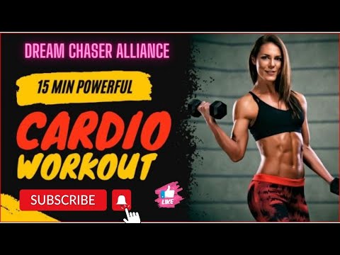15-Minute Cardio Workout at Home | Quick and Intense Routine to Get Your Heart Pumping #workout