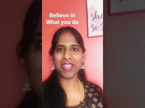 Believe in What you do | Weight Loss Motivation | Tamil Weight Loss Tips