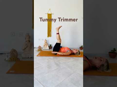 Resistance Band Exercise for Lower Tummy. #resistancebands