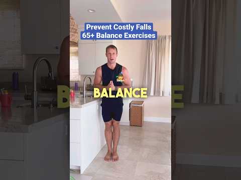 Balance Exercises To Prevent a Slip & Fall #seniorfitness #balanceexercises #beginnerfitness