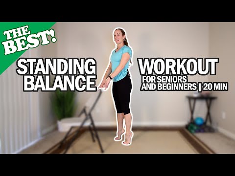 THE BEST Standing Balance Workout For Seniors And Beginners | 20Min