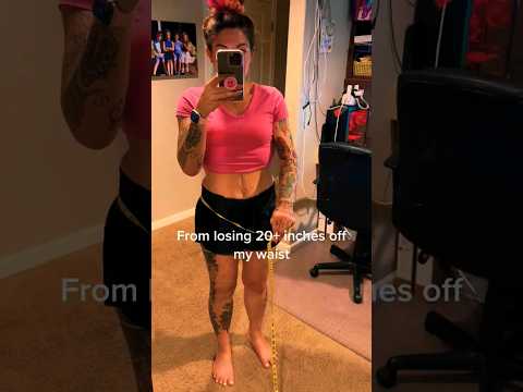 I lost 20 inches of my waist weight loss transformation #motivation #weightloss