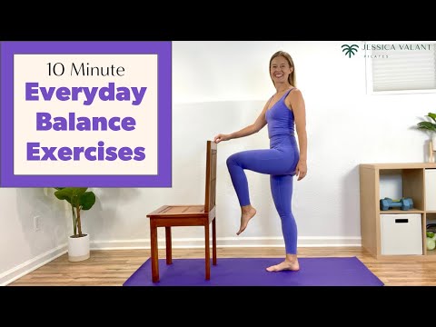 10 Minute Balance Exercises – To Do Everyday for Improved Balance!