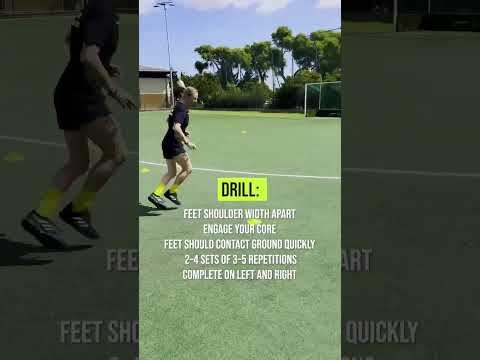 Speed and Agility Footwork Drill – For Field Hockey Players