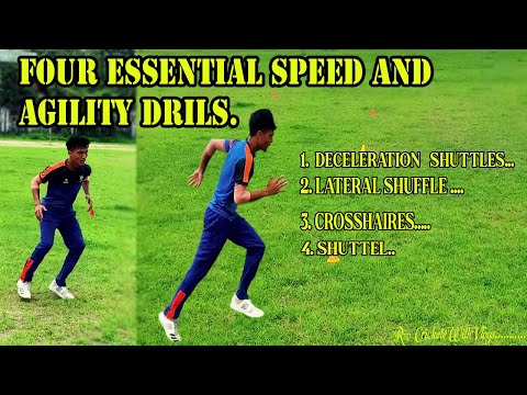 4 – Essential Speed And Agility Drils – l how to improve running speed ? #agiltitydrills #fitness