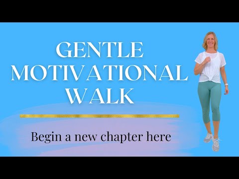 Start your weight loss journey with this 10 minute GENTLE motivational WALK