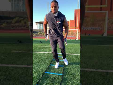 Agility Ladder Footwork Drills #shorts