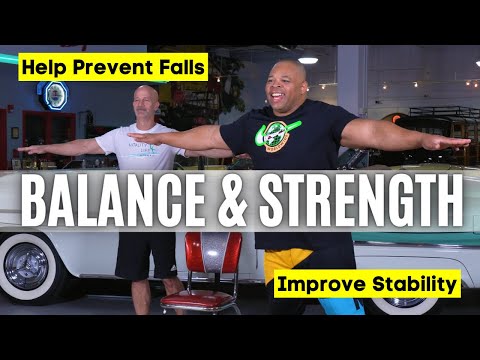 7 best Balance & Strength exercises to help improve stability | for Seniors & Beginners