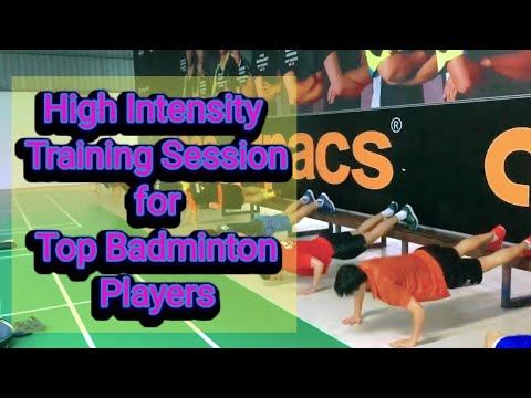 High Speed Training Session For Top Badminton Players