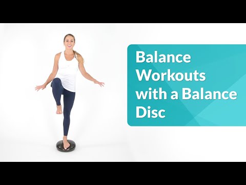 5-Minute Better Balance Workout – Using a Balance Disc