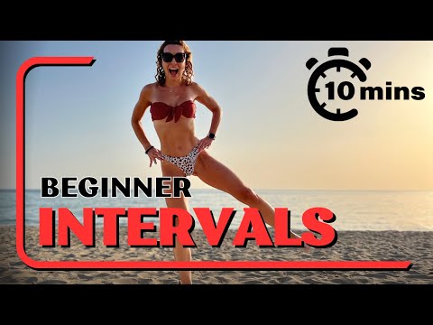10 min Beginner Interval Workout No Equipment | Challenge Week 8/9
