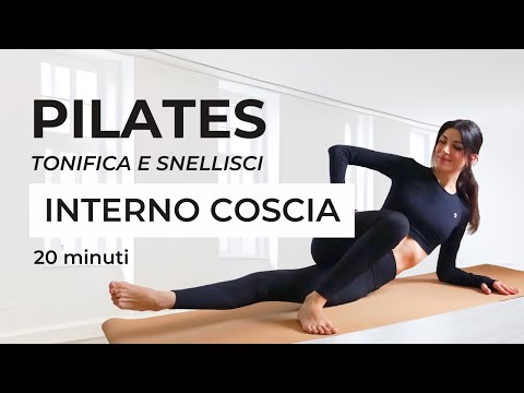 20Min PILATES A CASA – esercizi efficaci per TONIFICARE L’INTERNO COSCIA