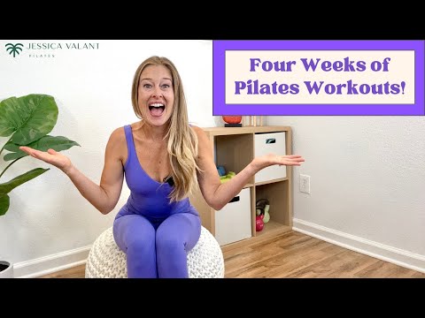Four Weeks of Pilates Workouts at Home!