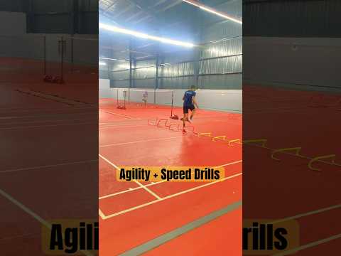 Agility + Speed drill’s 💯l #shorts #short #badminton
