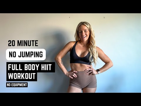 20 MIN FULL BODY HIIT WORKOUT | NO Jumping | No Repeats | Home Workout | Cardio | Calorie Burner