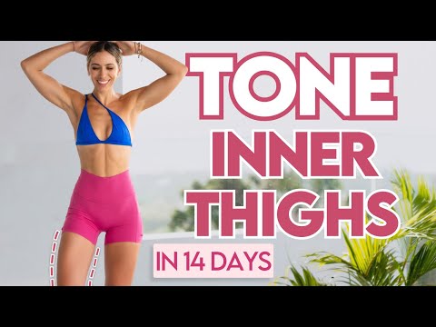 TONE INNER THIGHS in 14 DAYS (Slimmer legs) | 10 min Pilates Workout