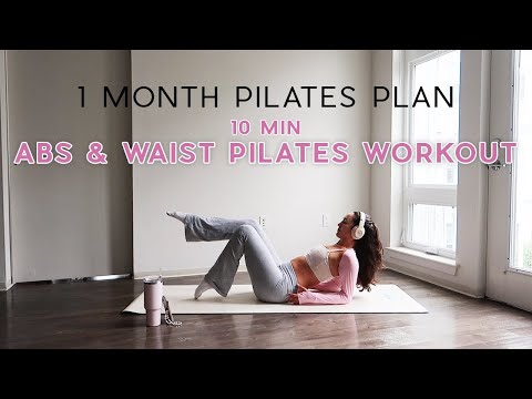 Day 4 – 1 Month Pilates Plan // 10MIN Toned Abs & Waist // no repeats