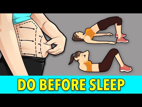 SIMPLE WORKOUT YOU CAN DO IN BED BEFORE SLEEP