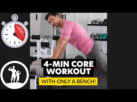 Quick 4 Minute Core Workout (4 Simple Exercises)