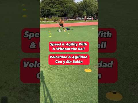 Speed & Agility With & Without the Ball / #futbol #soccer #fyp #football #soccershorts #training