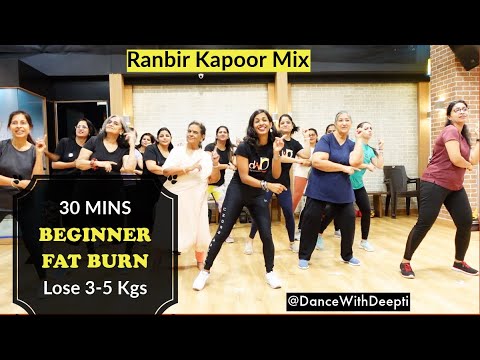 30mins Daily – Beginner Bollywood Dance Workout | Ranbir Kapoor Mix | Easy Exercise to lose weight
